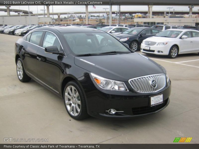 Carbon Black Metallic / Cocoa/Cashmere 2011 Buick LaCrosse CXS