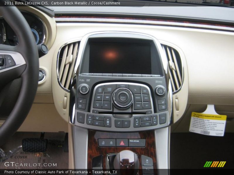 Carbon Black Metallic / Cocoa/Cashmere 2011 Buick LaCrosse CXS