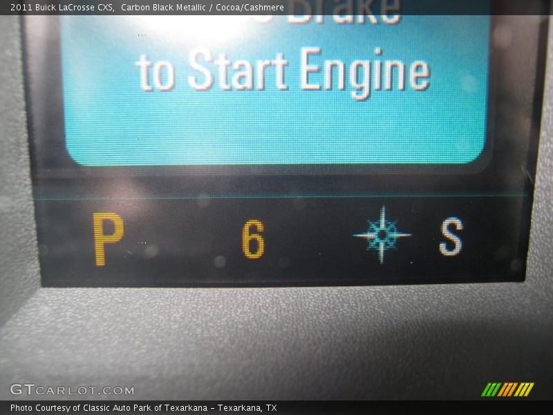 Carbon Black Metallic / Cocoa/Cashmere 2011 Buick LaCrosse CXS