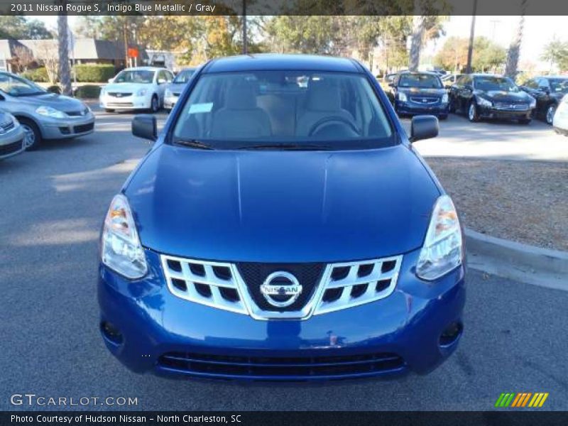 Indigo Blue Metallic / Gray 2011 Nissan Rogue S