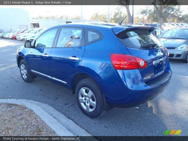 Indigo Blue Metallic / Gray 2011 Nissan Rogue S