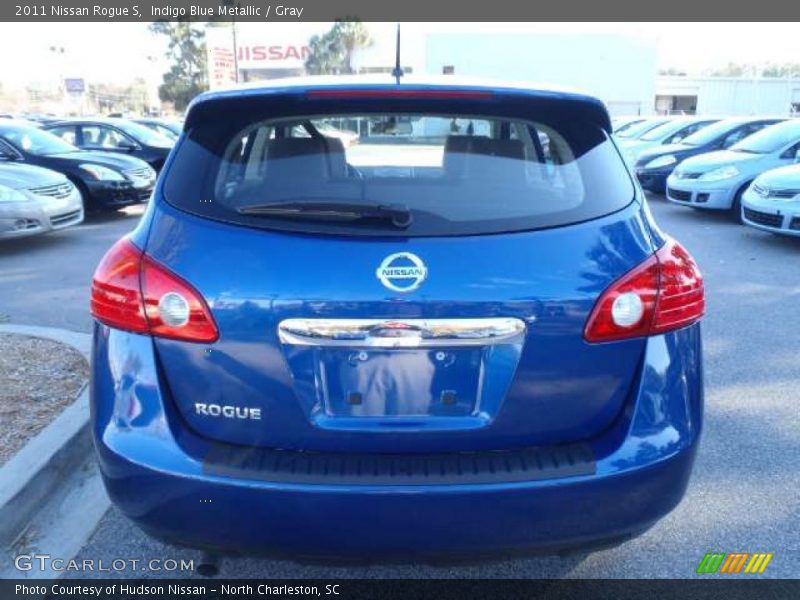 Indigo Blue Metallic / Gray 2011 Nissan Rogue S