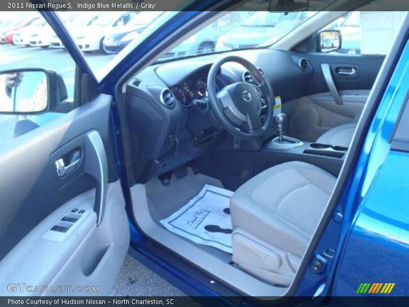 Indigo Blue Metallic / Gray 2011 Nissan Rogue S