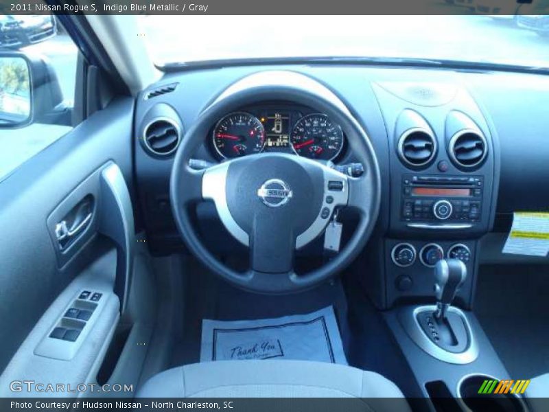 Indigo Blue Metallic / Gray 2011 Nissan Rogue S