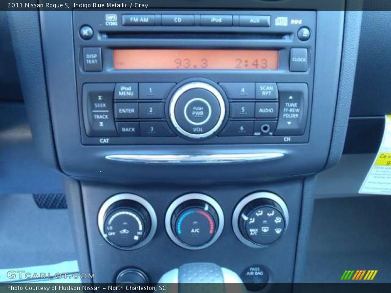 Indigo Blue Metallic / Gray 2011 Nissan Rogue S