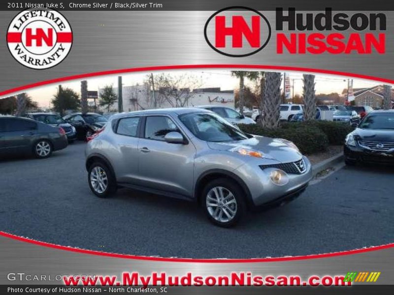 Chrome Silver / Black/Silver Trim 2011 Nissan Juke S
