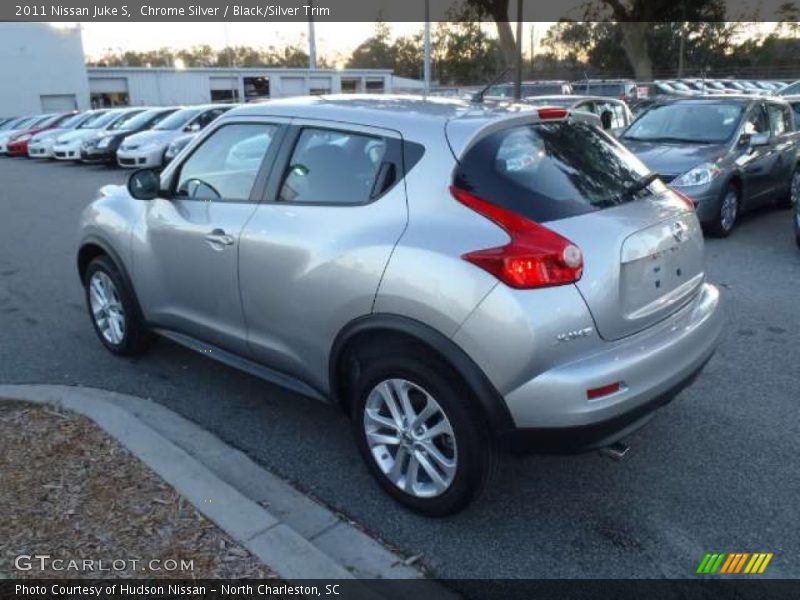 Chrome Silver / Black/Silver Trim 2011 Nissan Juke S