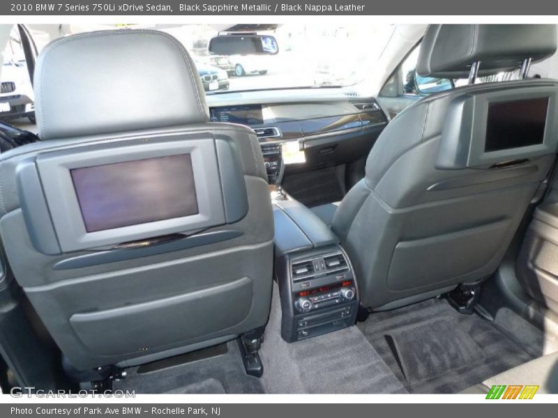  2010 7 Series 750Li xDrive Sedan Black Nappa Leather Interior