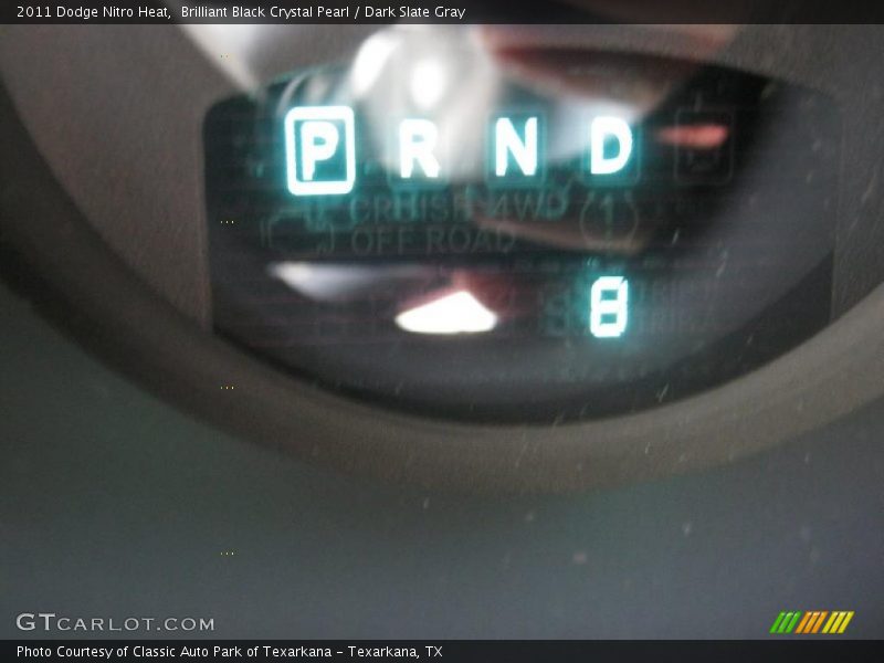 Brilliant Black Crystal Pearl / Dark Slate Gray 2011 Dodge Nitro Heat
