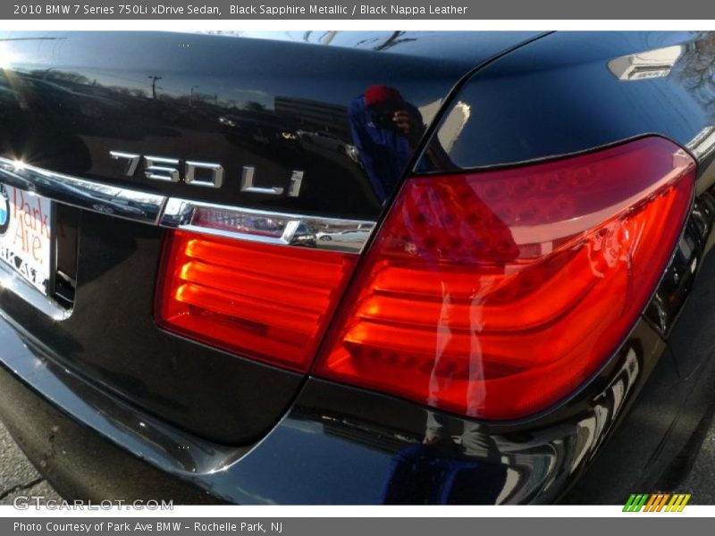 Black Sapphire Metallic / Black Nappa Leather 2010 BMW 7 Series 750Li xDrive Sedan