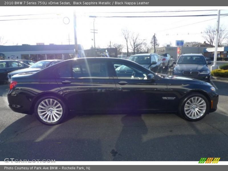 Black Sapphire Metallic / Black Nappa Leather 2010 BMW 7 Series 750Li xDrive Sedan