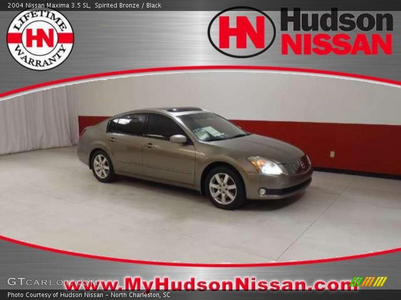 Spirited Bronze / Black 2004 Nissan Maxima 3.5 SL