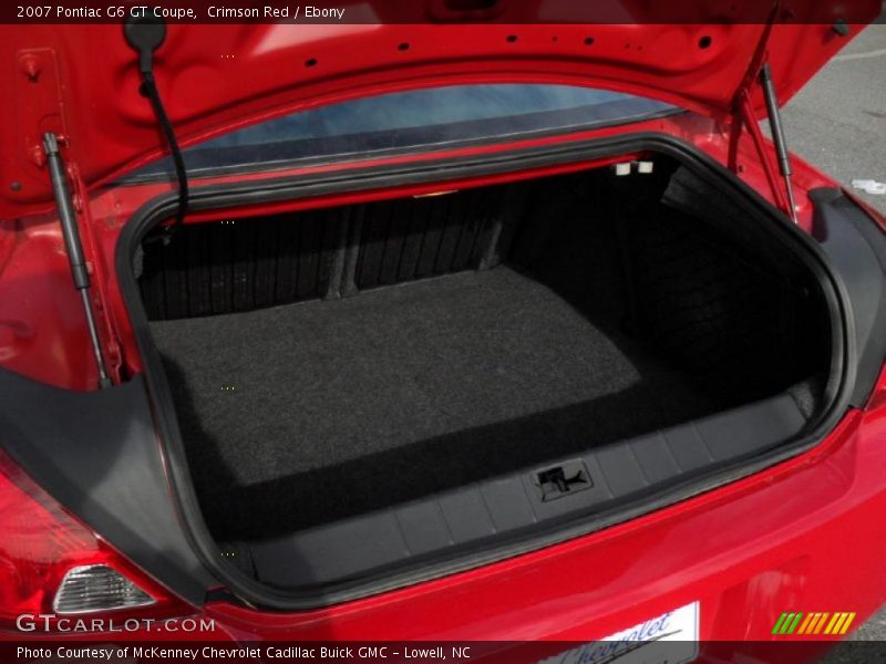 Crimson Red / Ebony 2007 Pontiac G6 GT Coupe