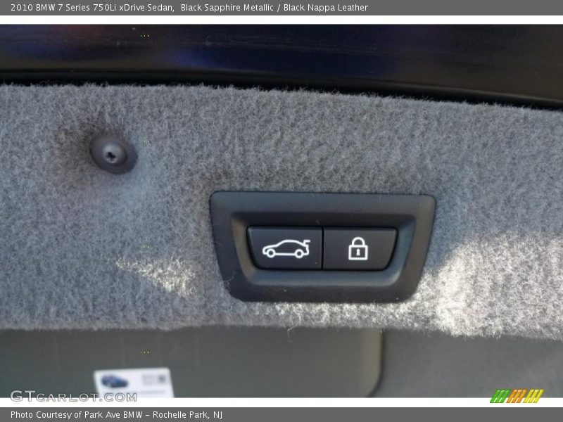 Black Sapphire Metallic / Black Nappa Leather 2010 BMW 7 Series 750Li xDrive Sedan