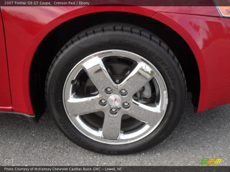 Crimson Red / Ebony 2007 Pontiac G6 GT Coupe