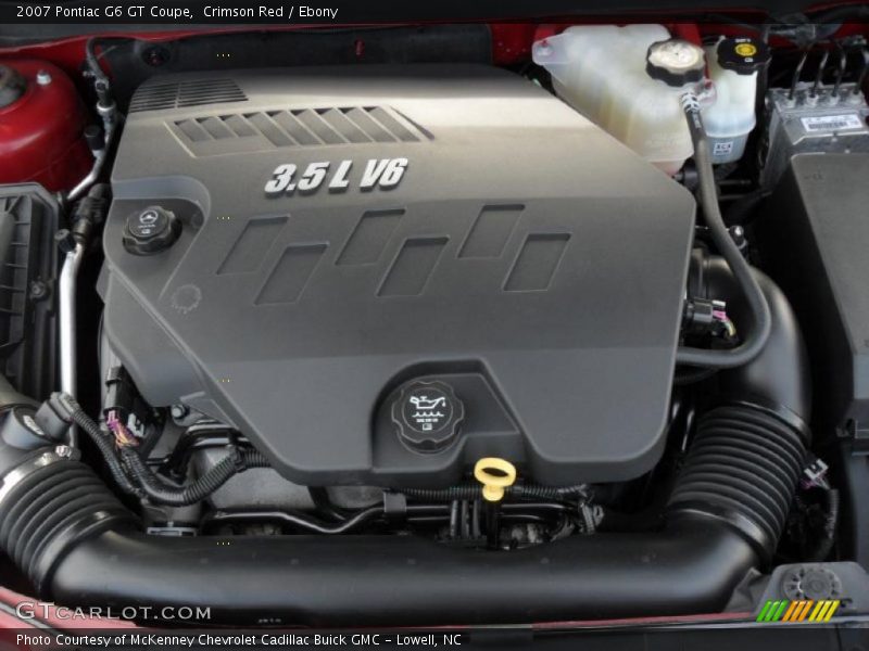 Crimson Red / Ebony 2007 Pontiac G6 GT Coupe