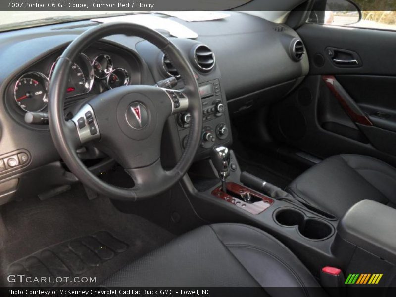 Crimson Red / Ebony 2007 Pontiac G6 GT Coupe