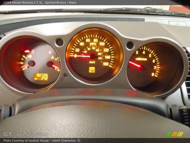 Spirited Bronze / Black 2004 Nissan Maxima 3.5 SL