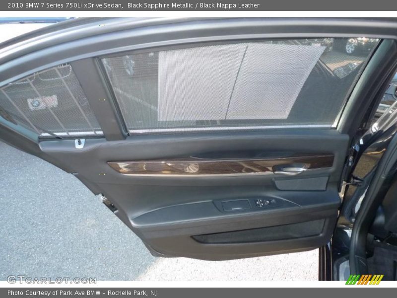 Black Sapphire Metallic / Black Nappa Leather 2010 BMW 7 Series 750Li xDrive Sedan