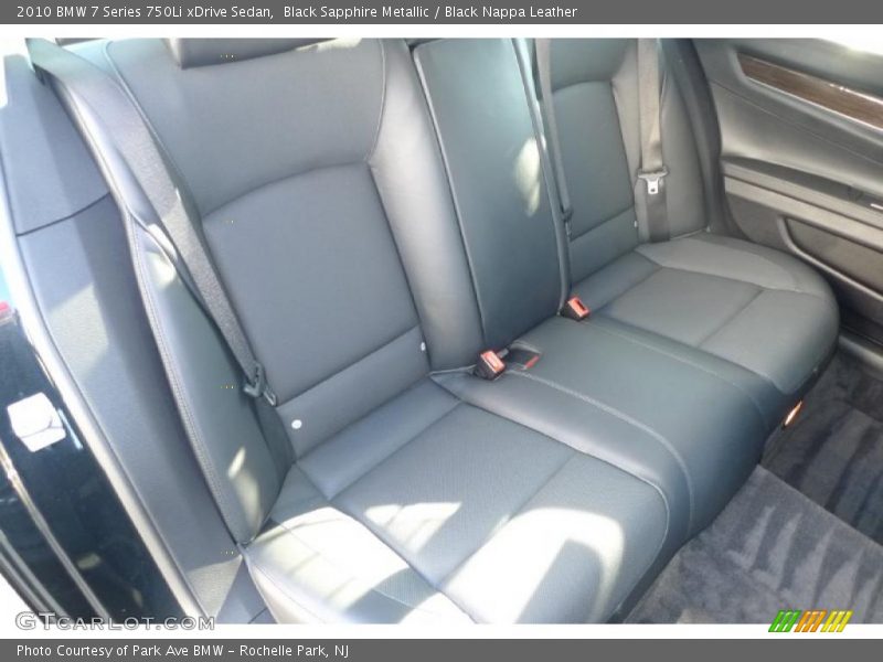 Black Sapphire Metallic / Black Nappa Leather 2010 BMW 7 Series 750Li xDrive Sedan