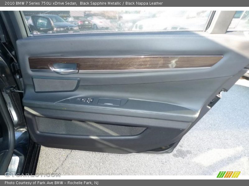Black Sapphire Metallic / Black Nappa Leather 2010 BMW 7 Series 750Li xDrive Sedan