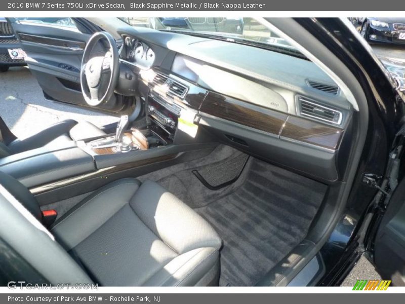 Black Sapphire Metallic / Black Nappa Leather 2010 BMW 7 Series 750Li xDrive Sedan