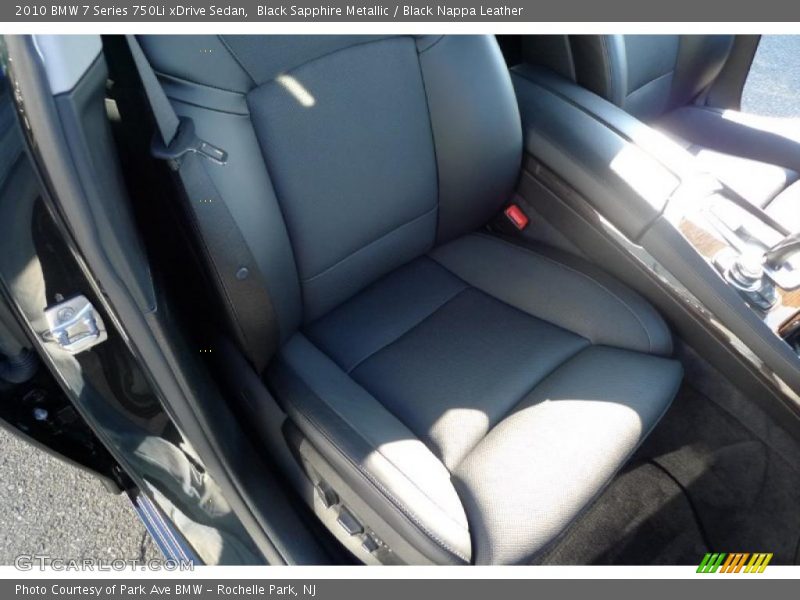 Black Sapphire Metallic / Black Nappa Leather 2010 BMW 7 Series 750Li xDrive Sedan