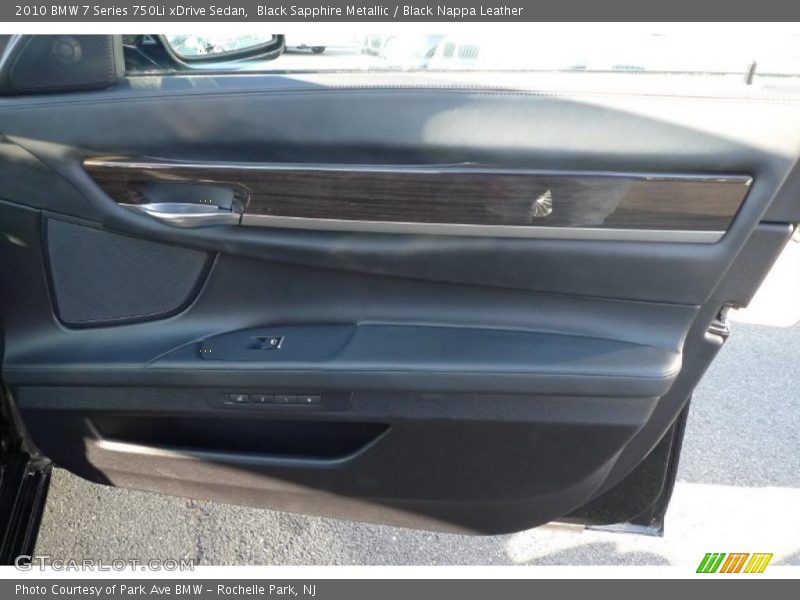 Black Sapphire Metallic / Black Nappa Leather 2010 BMW 7 Series 750Li xDrive Sedan