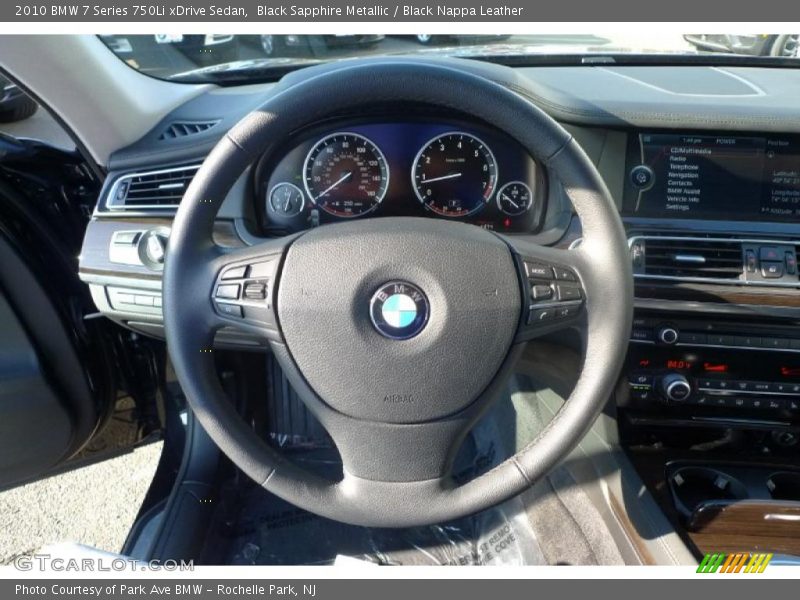  2010 7 Series 750Li xDrive Sedan Steering Wheel