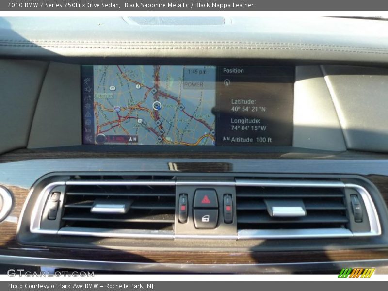 Navigation of 2010 7 Series 750Li xDrive Sedan