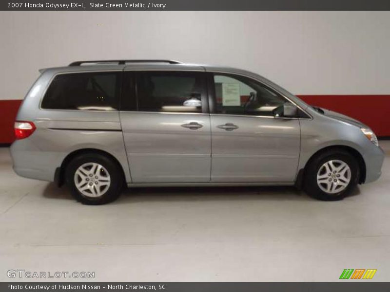 Slate Green Metallic / Ivory 2007 Honda Odyssey EX-L