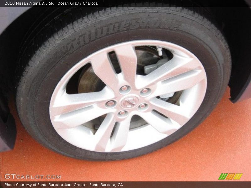 Ocean Gray / Charcoal 2010 Nissan Altima 3.5 SR