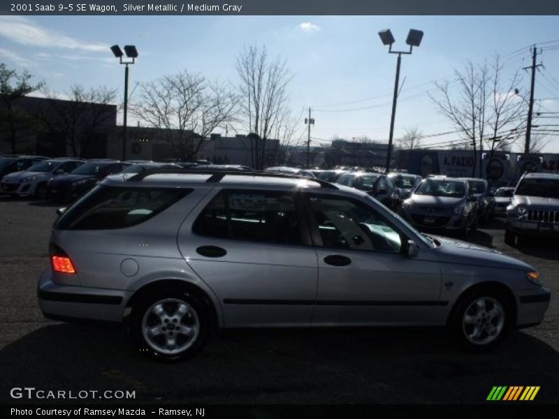 Silver Metallic / Medium Gray 2001 Saab 9-5 SE Wagon