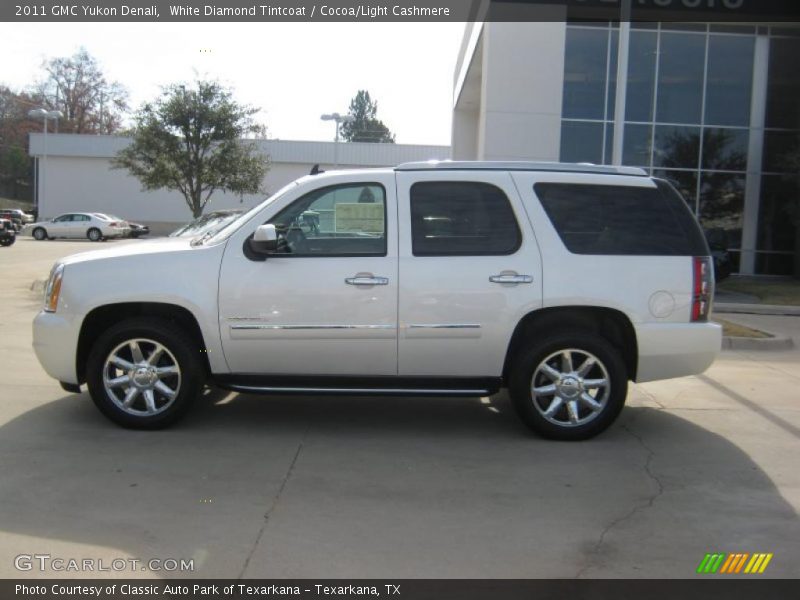 White Diamond Tintcoat / Cocoa/Light Cashmere 2011 GMC Yukon Denali