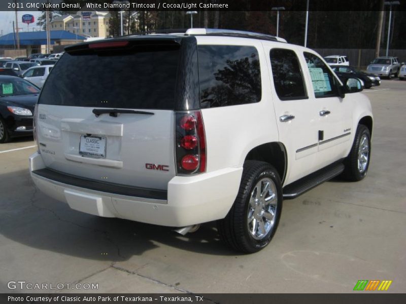 White Diamond Tintcoat / Cocoa/Light Cashmere 2011 GMC Yukon Denali
