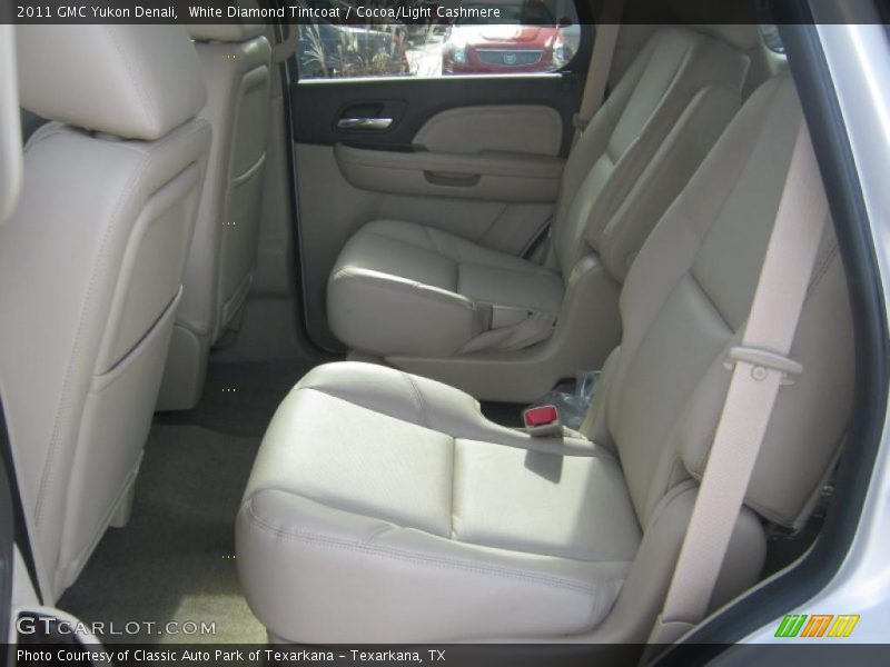 White Diamond Tintcoat / Cocoa/Light Cashmere 2011 GMC Yukon Denali