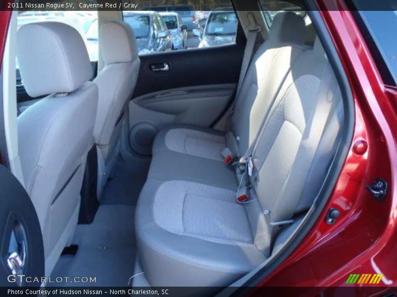 Cayenne Red / Gray 2011 Nissan Rogue SV