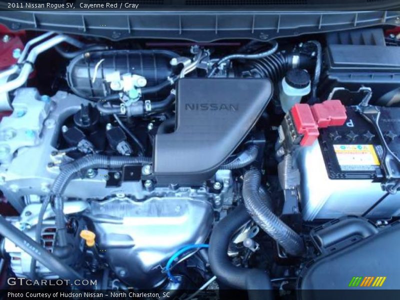 Cayenne Red / Gray 2011 Nissan Rogue SV
