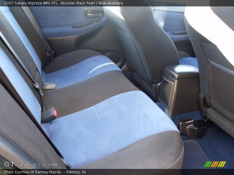 Obsidian Black Pearl / Blue Alcantara 2007 Subaru Impreza WRX STi