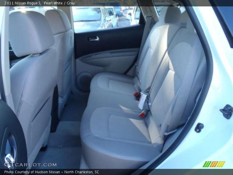 Pearl White / Gray 2011 Nissan Rogue S