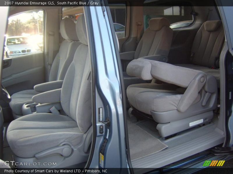 South Pacific Blue / Gray 2007 Hyundai Entourage GLS