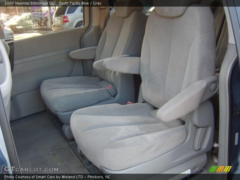 South Pacific Blue / Gray 2007 Hyundai Entourage GLS