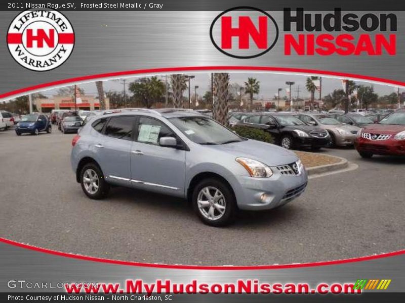 Frosted Steel Metallic / Gray 2011 Nissan Rogue SV