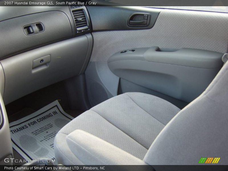 South Pacific Blue / Gray 2007 Hyundai Entourage GLS