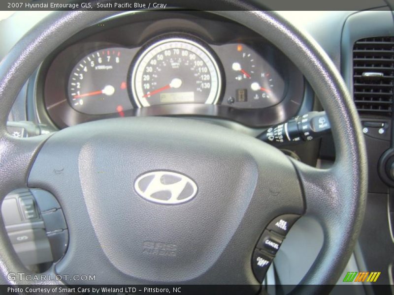 South Pacific Blue / Gray 2007 Hyundai Entourage GLS
