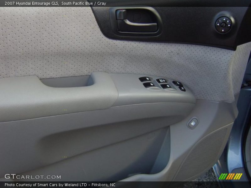 South Pacific Blue / Gray 2007 Hyundai Entourage GLS