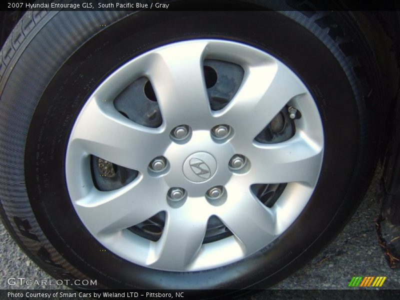 South Pacific Blue / Gray 2007 Hyundai Entourage GLS