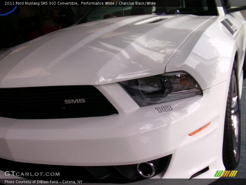 Performance White / Charcoal Black/White 2011 Ford Mustang SMS 302 Convertible
