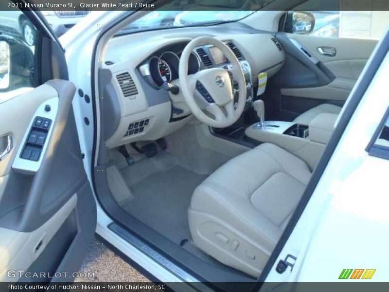 Glacier White Pearl / Beige 2011 Nissan Murano SL