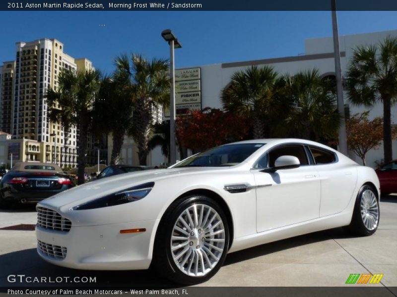  2011 Rapide Sedan Morning Frost White